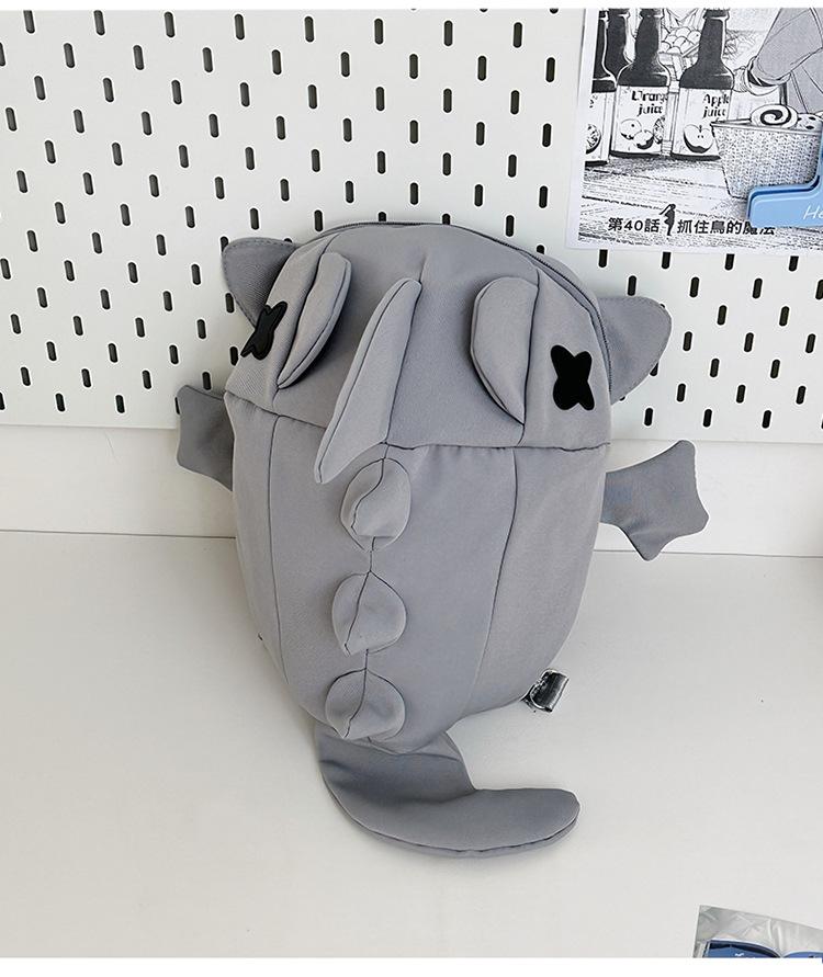 

Школьный рюкзак мультяшный легкий многофункциональный рюкзак в зарубежном стиле однотонный креативный детский рюкзак серый