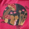 Kids Long Sleeve T Shirt Neon Pink Size 128