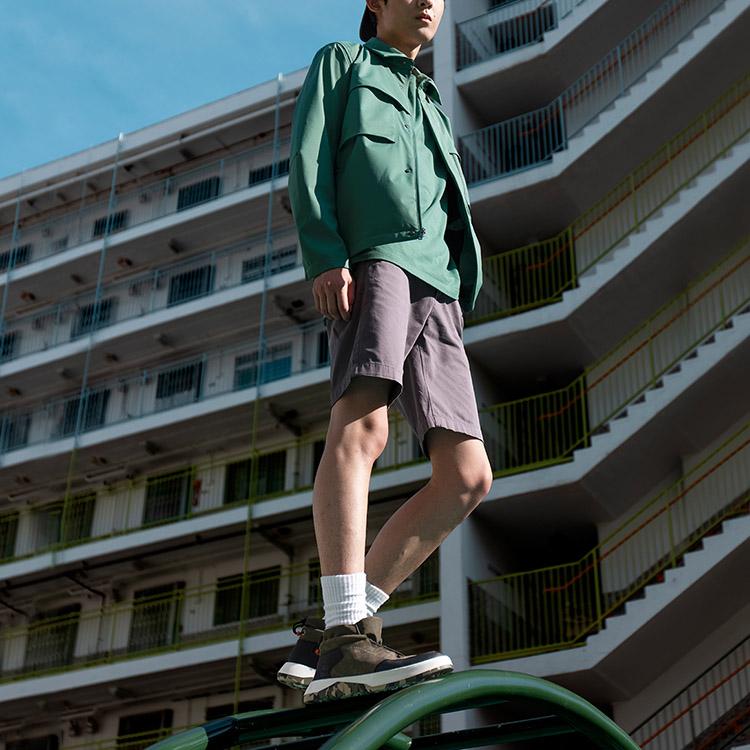 Timberland Outdoor Work Solid Color Coach Jacket Men Jacket Green A2G9E-J74