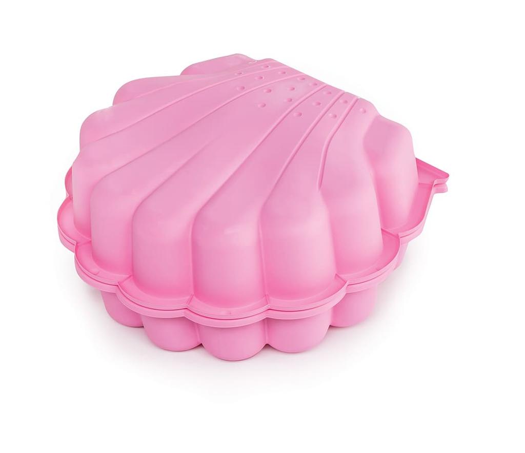 Shell 2 Plastic Sandbox - Pink