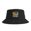Party s Gruppe Team Lasst Crazy Retro Bunt Zitat Leuchtender Eimerhut Hip Hop Fischer Unisex Kappen Für Unisex Lustige Reise Sonnenhüte