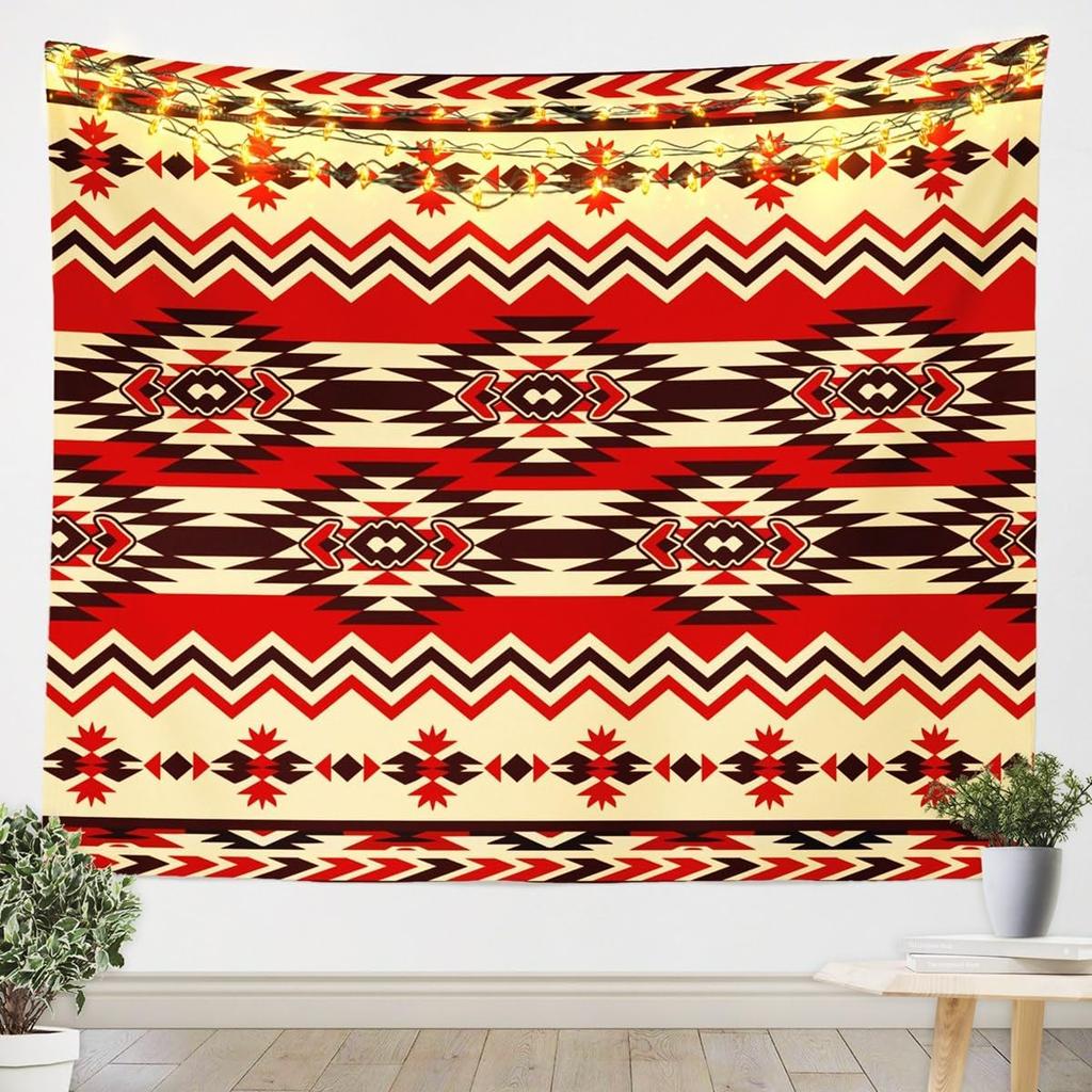 Western Wall Hanging Boho Aztec Wall Tapestry Kids Boys Girls Cowboy Cowgirl Horse Dreamcatcher Tapestry Luxury Southwestern