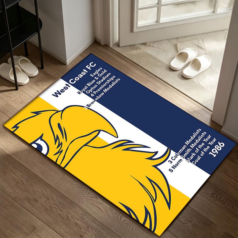 West Coast Eagles A Rug Suitable for Office Chair Areas Living Rooms and Computer Desks Perfect for Home Offices and an Ideal Holiday Gift