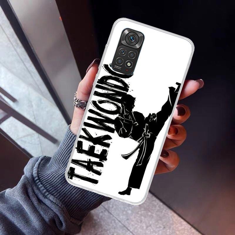 Kungfu Taekwondo Phone Case For Xiaomi Redmi Note 10 11 12 13 14 15 Pro Plus 11S 12S 14S 11T 11E 10S Soft TPU Back Cover Redmi N