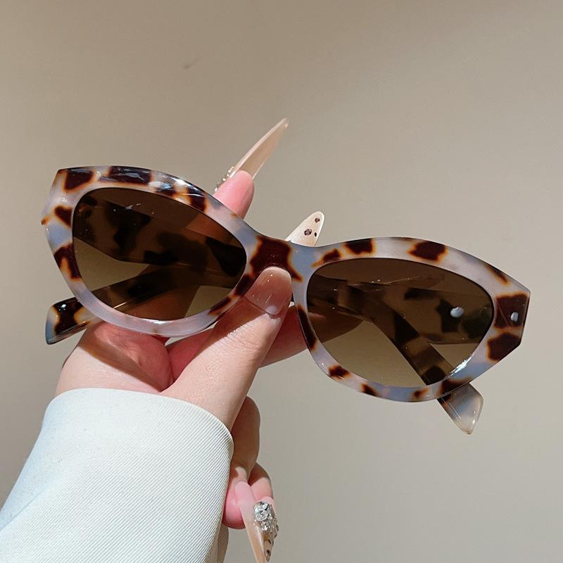 New cat eye sunglasses, European and American fashion Internet celebrity INS style simple avant-garde sunglasses mixed batch