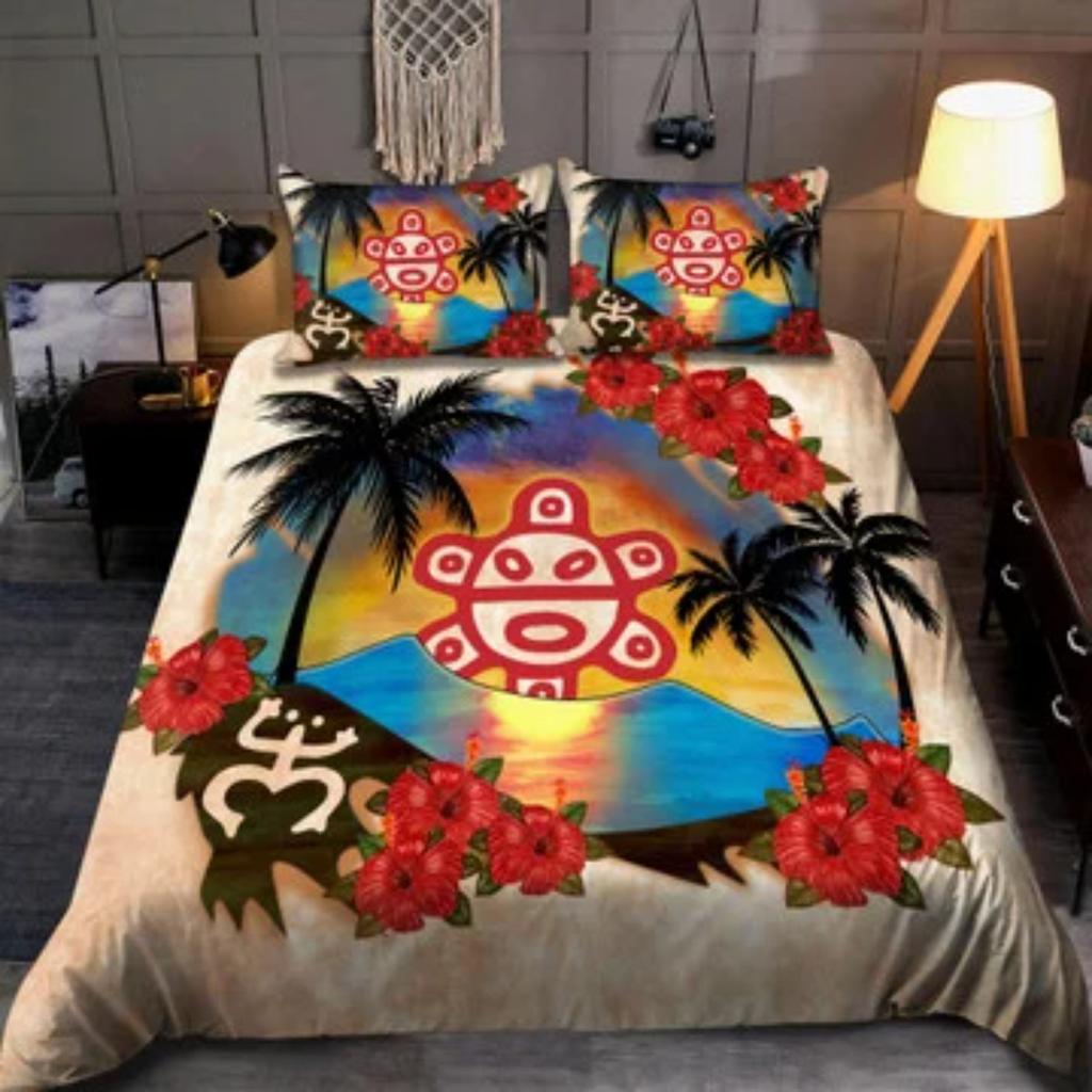 Tmarc Tee Red and Blue Dragons Comforter Duvet Cover Set Bedding Cover Suit
