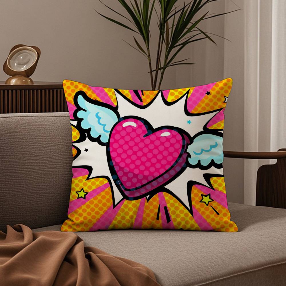 Roy L-Lichtenstein Art Pillow Case good printing pillowcase living room sofa cushion cover bedroom room decor