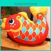 Chinese Style Lucky Koi Plush Cushion For Living Room Decor Office Back Support