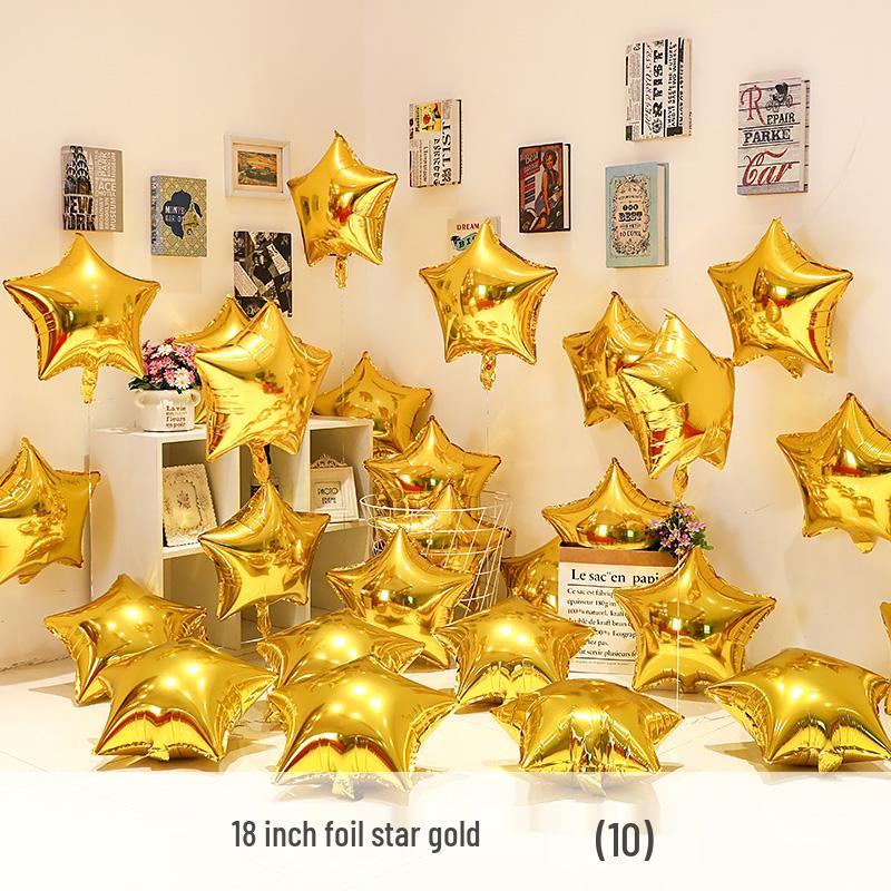 Heart-Shaped Foil Balloons for Birthday, Wedding, or Engagement Decor