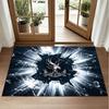 Crystal Palace Football Design Crystal Velvet Rug Soft Decorative Mat for Bedroom Entrance