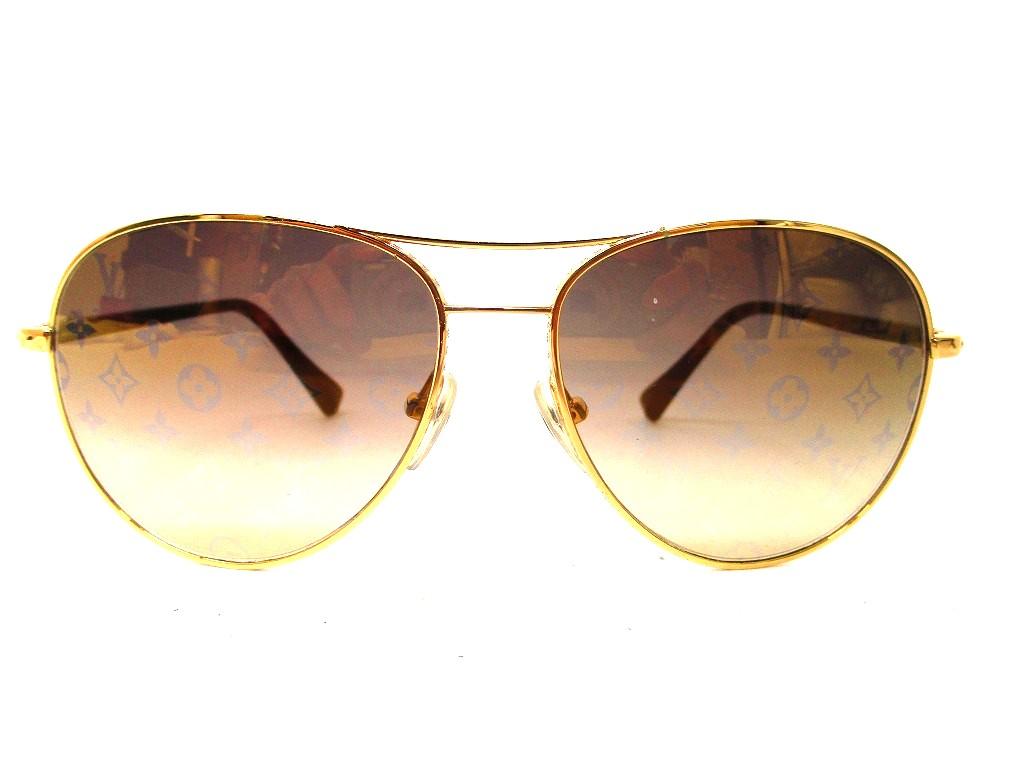 Authentic LOUIS VUITTON Sunglasses Eye Wear Conspiration Pilot Canvas #b137  Seller Refurbished
