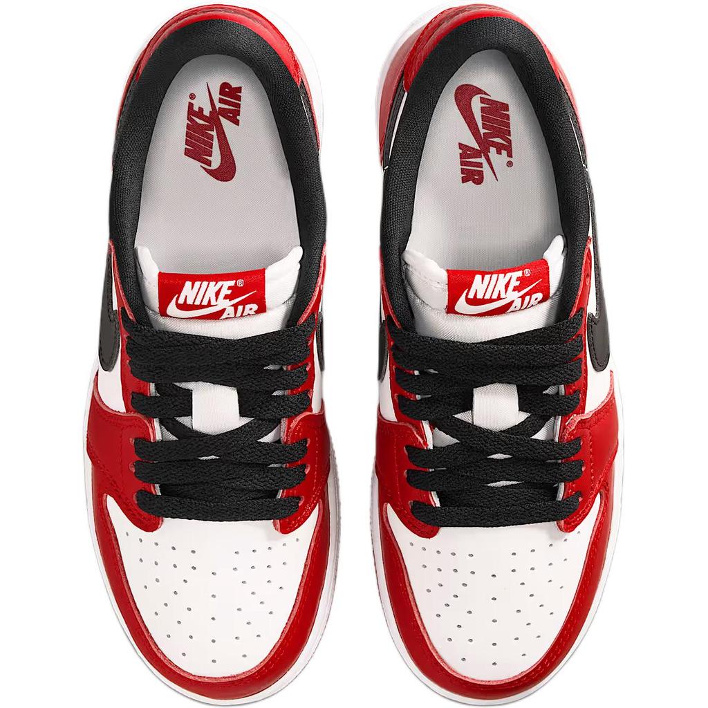 Jordan 1 Low top Children's Basketball Shoes Red White Unisex HQ6999-600