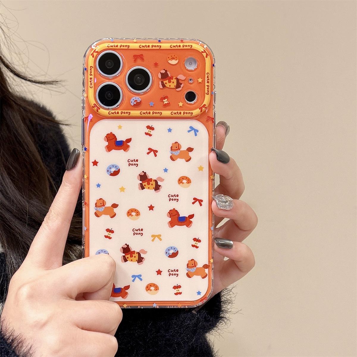 

Large Sweet Donut Horse iPhone 15 Pro Max Drop-proof Case iPhone 16 Pro