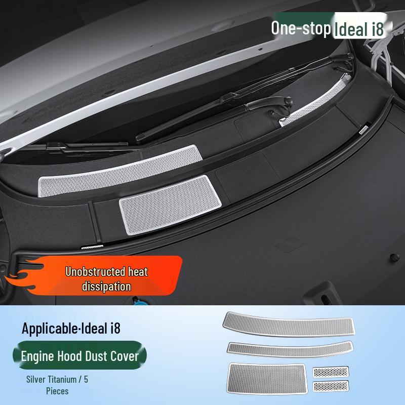 Ideal i6/i8 Hood Insect Net & Dust Cover: Heat Dissipation and Decorative Air Intake Accessory