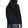 Under Armour Solid Color Casual Zip-Up Hoodie Jacket Men Jackets Black 1378824-001