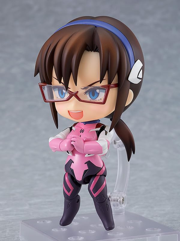 Nendoroid Evangelion Nová Filmová Verze Mari Makinami Illustrious Plug Suit Plastová Malovaná Pohyblivá Figurka Verze pro Další Prodej. Bez měřítka