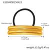 Qiong Yao Embossed Stainless Steel Elastic Hair Tie – High-Grade Textured Hair Accessory, Trendy Ornament