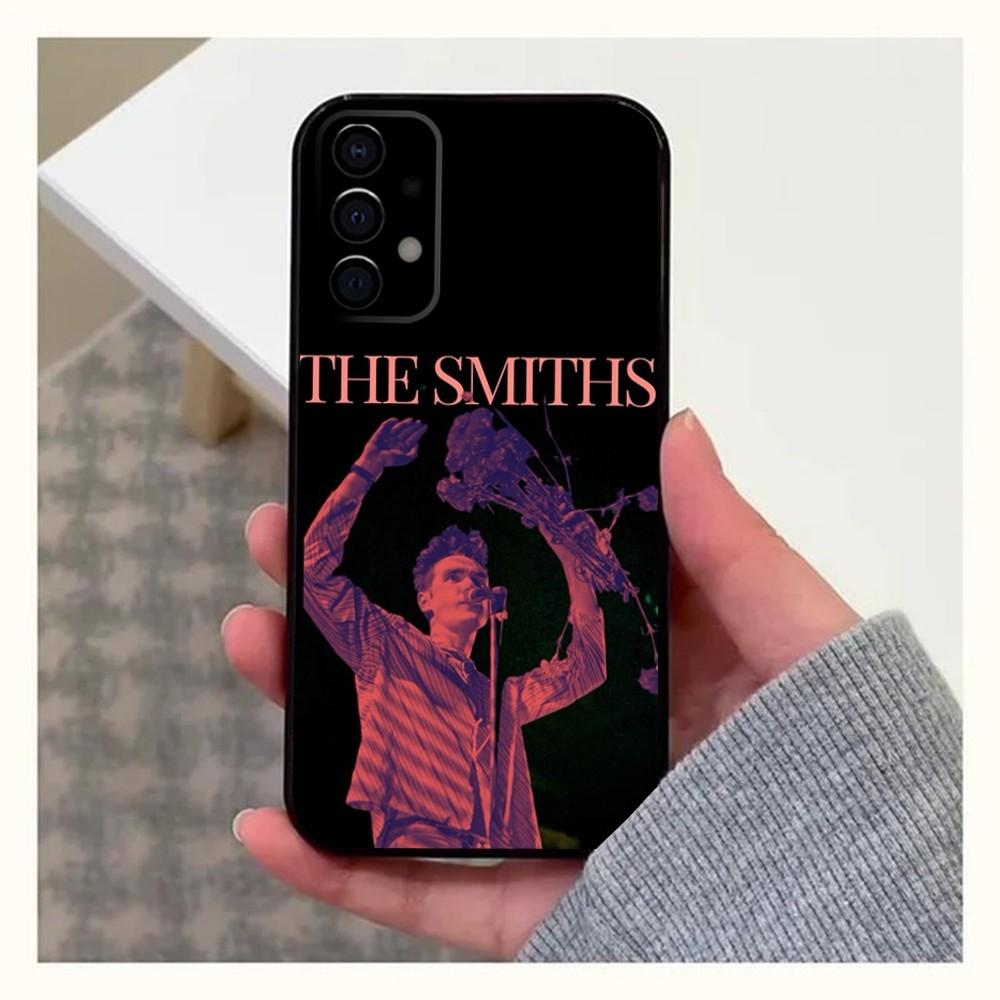 Band The S-Smiths Phone Case For Samsung Galaxy A20,A21s,A22,A31,A32,A52,A53,A72,73,A80,A91 Soft Black Cover