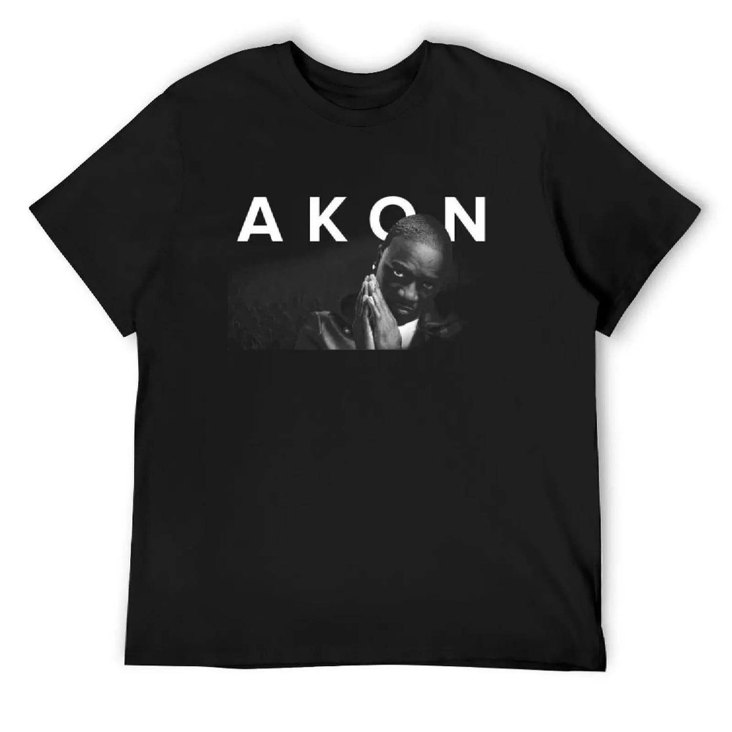 best of akon T-Shirt aesthetic clothes anime stuff Personalized t-shirt plain black t shirts men S разноцветный