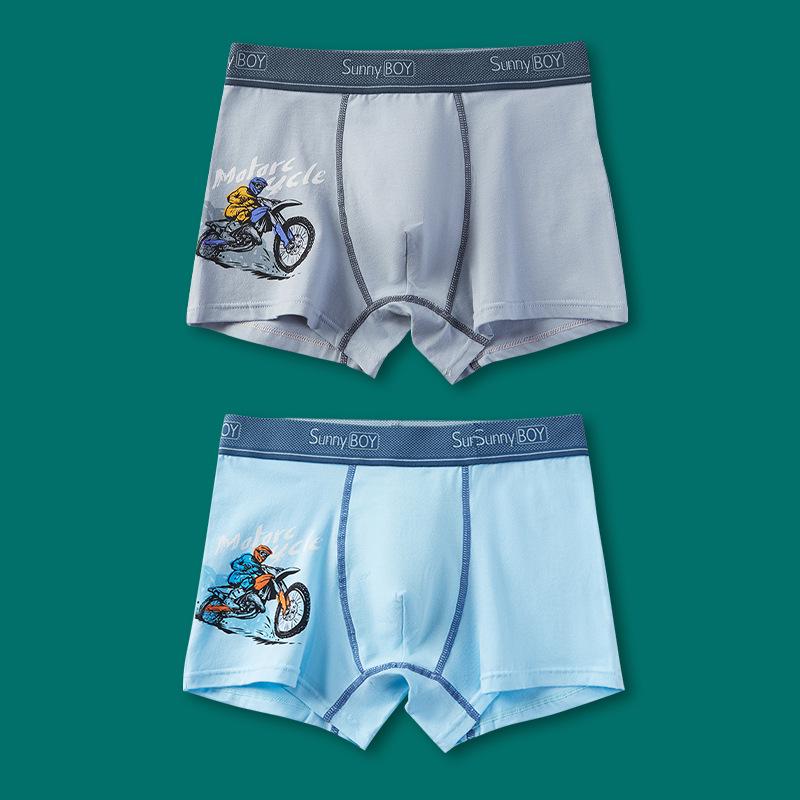 Boys' Combed Cotton Boxer Briefs: Youth & Toddler Sizes