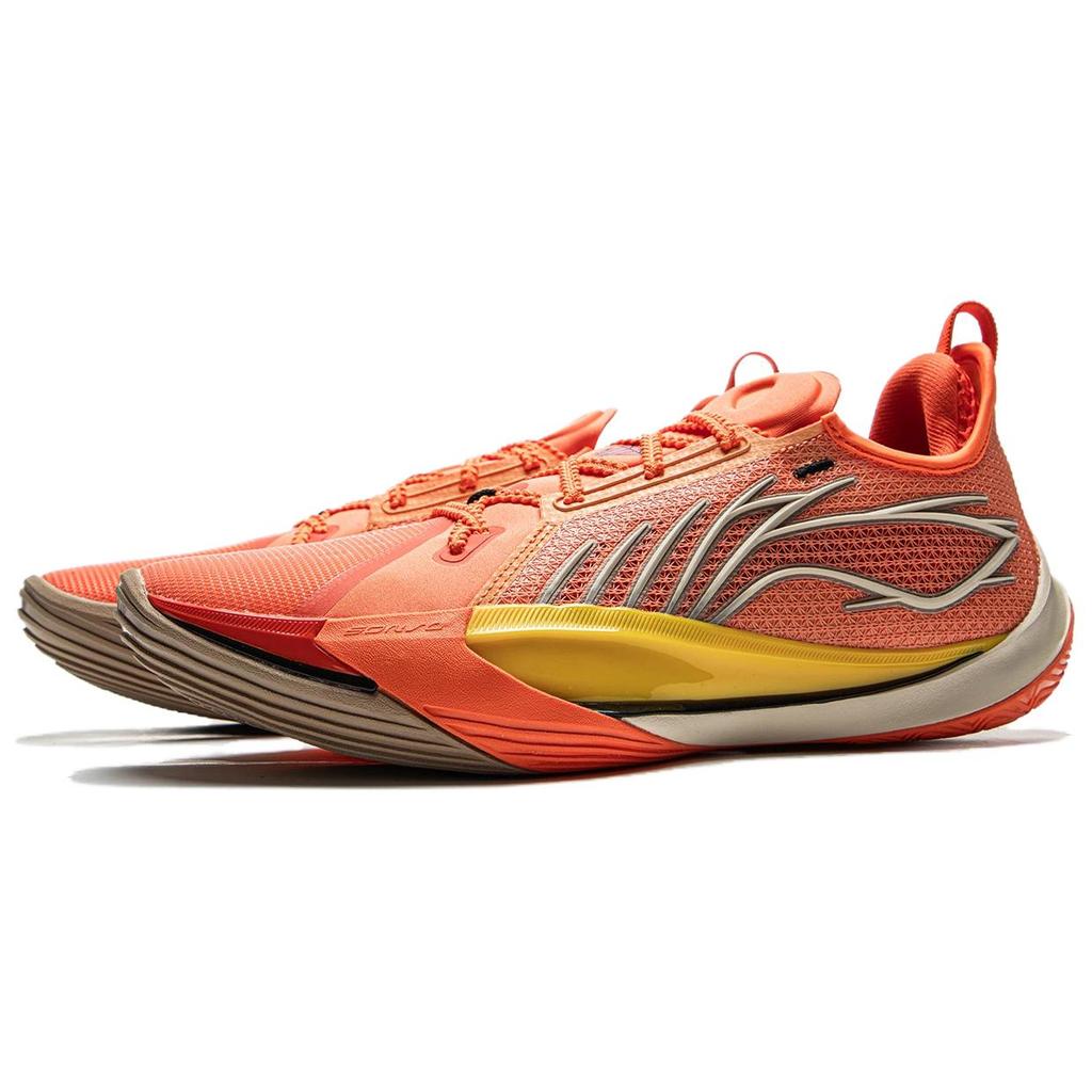 Li Ning Sonic 13 Cushioning Slip Resistant Abrasion Resistant Breathable Rebound Anti Twist Grip Low Top ABAV025-4