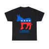 Democrat Donkey Losers Graphic Tee Shirt, S-5XL