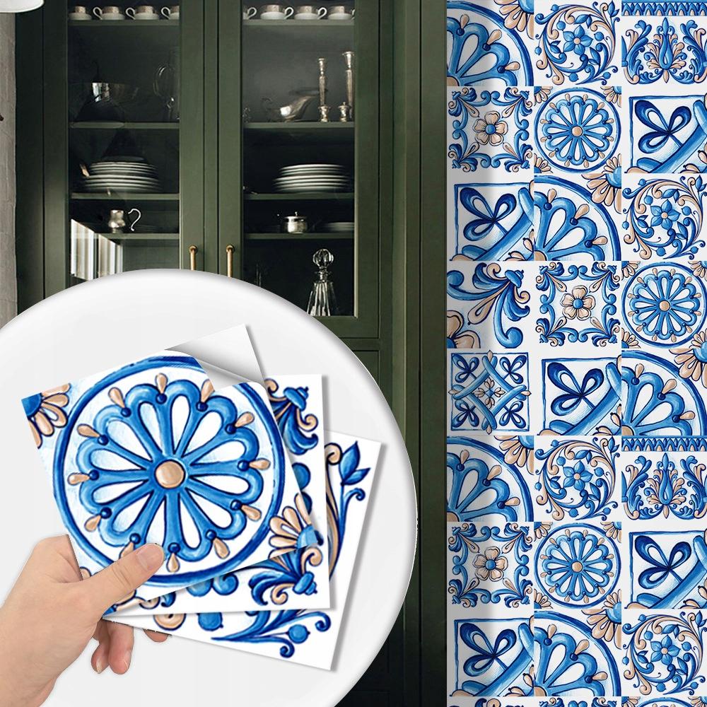 Self-adhesive PVC Patchwork Panel Tiles Set of 10 Wallpaper 20X20Cm Zm-06-027