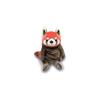 Shinada Global Mochi Series Mochi Raccoon Plush Toy Red Brown 22x22x30cm Animal MORS-0350R