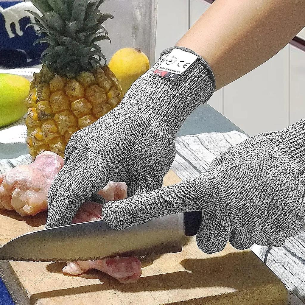 1 Pair Cut Resistant Gloves Level 5 Safety Gloves Food Grade Hand Protection for Oyster Shucking Fish Slicing Wood Carving Home 6
