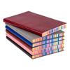 A5 Soft Cover Rainbow Edge Cute Leather Notebook - Custom Simple Color Edge Thickened Diary