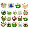 Decorative Tea Cup Pad Blooming Crochet Coaster, Handmade 3D Flower Mat for Coffee Mug Rug Tea, Cotton Yarn Drink Floral Table Decor Desk Protector