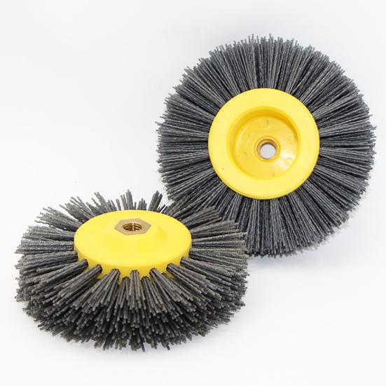 Angle Grinder Wire Wheel Brush Rust Resistant Easy To Install Multi-purpose Heavy-Duty Nylon Brush Woodworking Tool