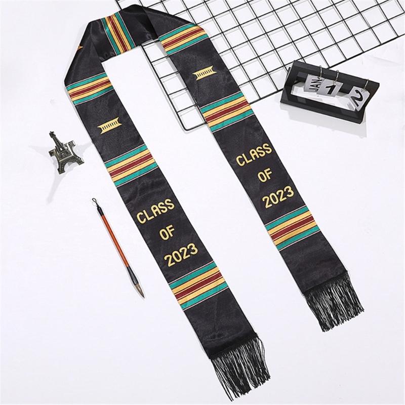 Nursery School Black Graduation Sash Stole Photo Props for Valedictorian Students Valedictorian Class of 2024 Graduate