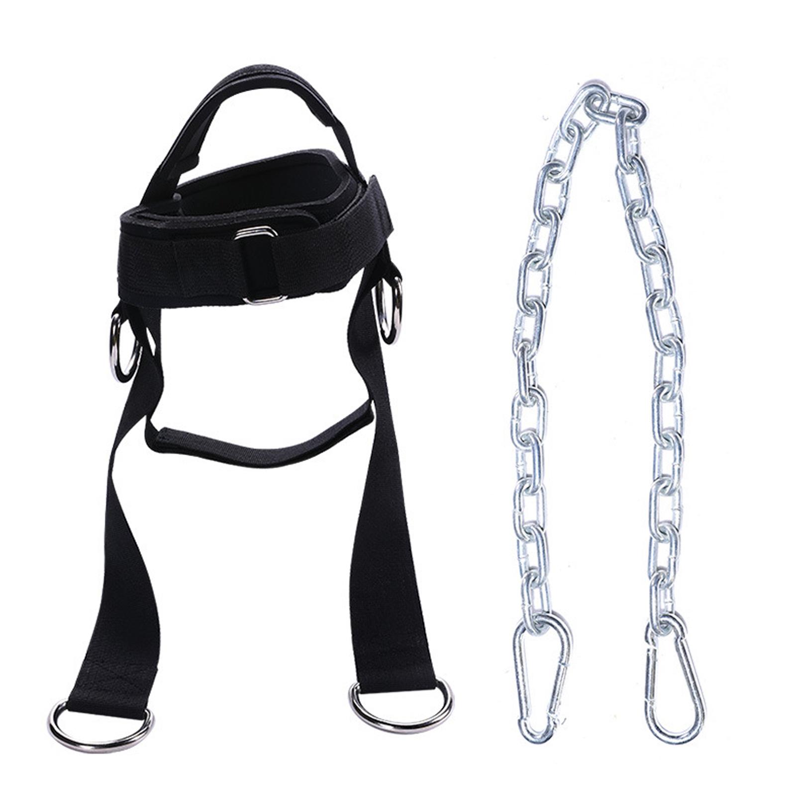 Adjustable Head Harness Neck Trainer Head Training Belt Sports Neck Training Exerciser for Weightlifting Bodybuilding 1