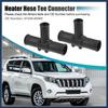 2 Pcs Heater Hose Tee Connector for Toyota Land Cruiser 1992-2007 for Toyota Sequoia 2001-2007 for Toyota Sienna 2004-2007 HVAC Heater Hose Tee