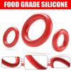 O-Ring Silicone Seal Set, Heat-Resistant and Oil-Resistant O-Ring Combo Pack, Suitable for Automotive Repair, Water Pipe Sealing