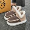 Bag Heel Cotton Slippers Winter Warm Thick-soled Indoor Home Couple Piled Thickened Autumn and Winter Cotton Shoes