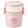 Skater Vacuum Insulated Stainless Steel Lunch Sweet Dot STLBT6 Box, 600ml, Pattern, Pink,