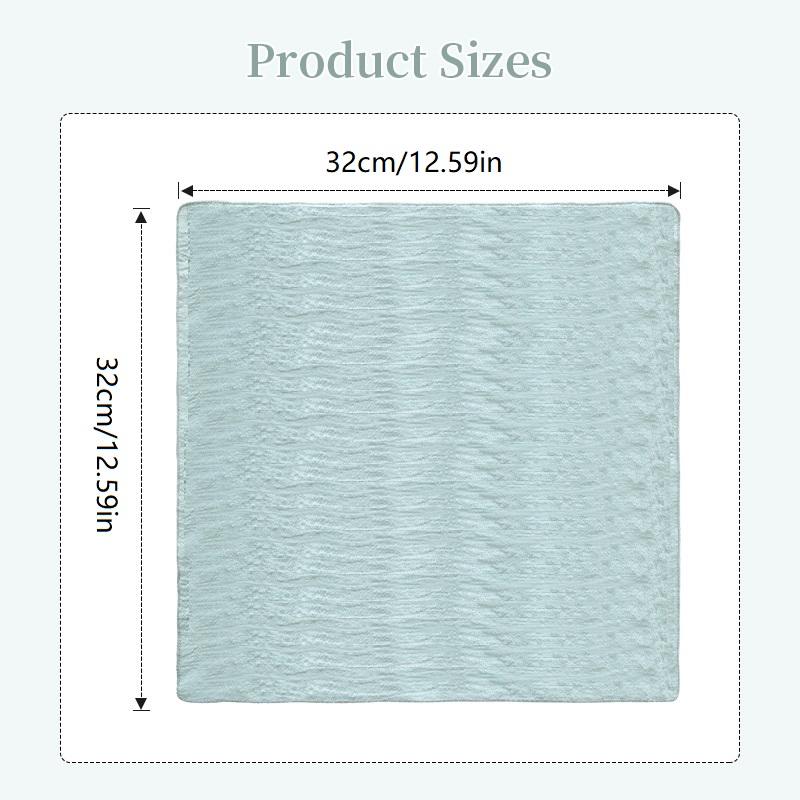 10 szt. 32X32Cm Gazy Bawełniana Serwetka Wielokrotnego Użytku Ściereczka do Herbaty Wesele Impreza Boże Narodzenie Dekoracja Stołu Retro Postrzępiona Serwetka