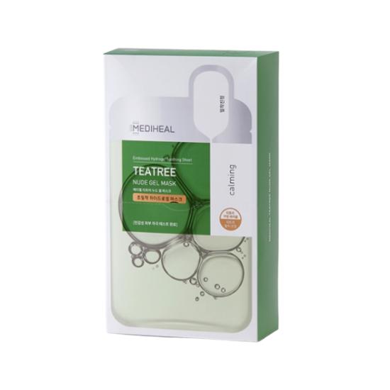 Mediheal Teatree Nude Gel Mask Soothing & Pore Care Hydrating Sheet Mask 30ml X 10 Sheets