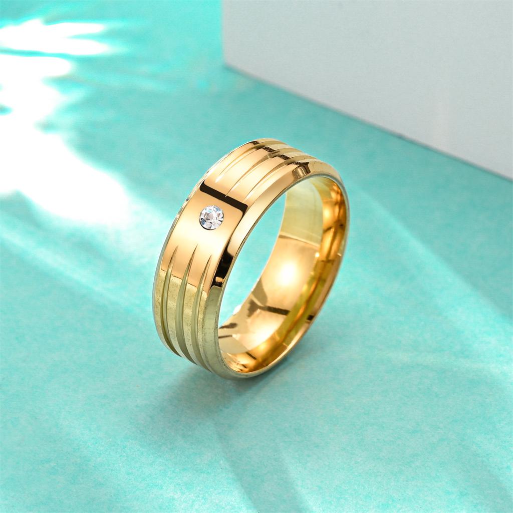 Fashionable Men's Rings, Popular Couples Gentlemen's Light Luxury Rings