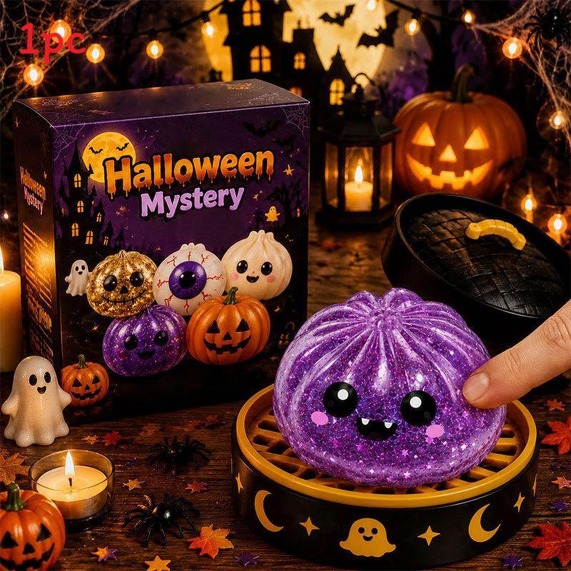 Halloween Ghost Stress Relief Toy Set With Tpr Material For Relaxation And Anxiety Relief