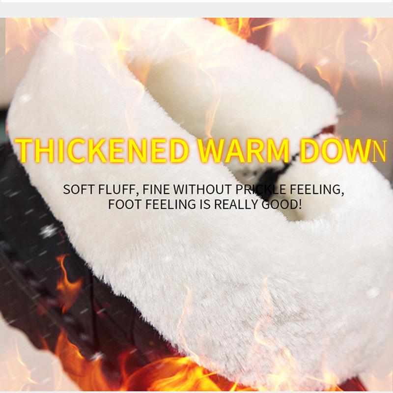 MAITA Warm Winter Snow Boots Fleece Lined Oxford Cloth Waterproof Boots Women Boots