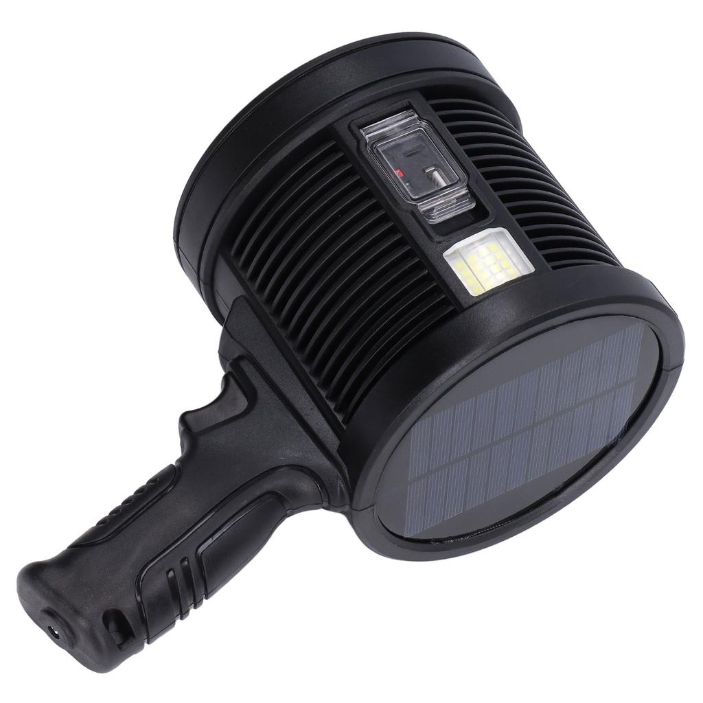 P90 Multifunctional Searchlight 6 Modes LED Solar Power Flashlight Waterproof for Camping Hunting