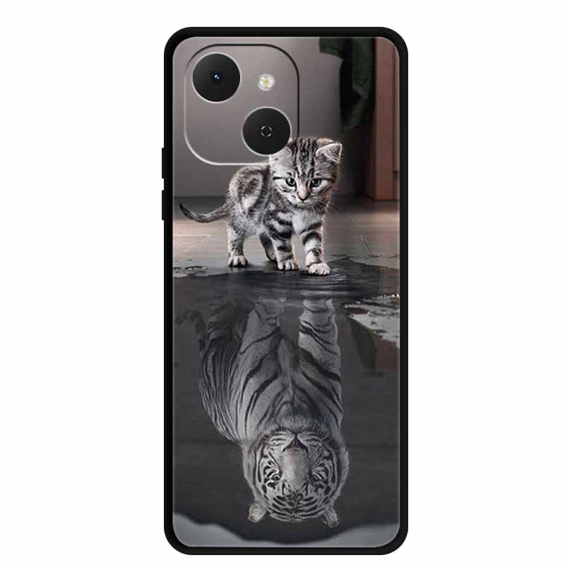 Phone Cover For Tecno Spark 40C Cases Silicone Bumper Lovely Soft TPU Coque for Spark 40 C Funda Tecno Pop 10 Pro Protector Case