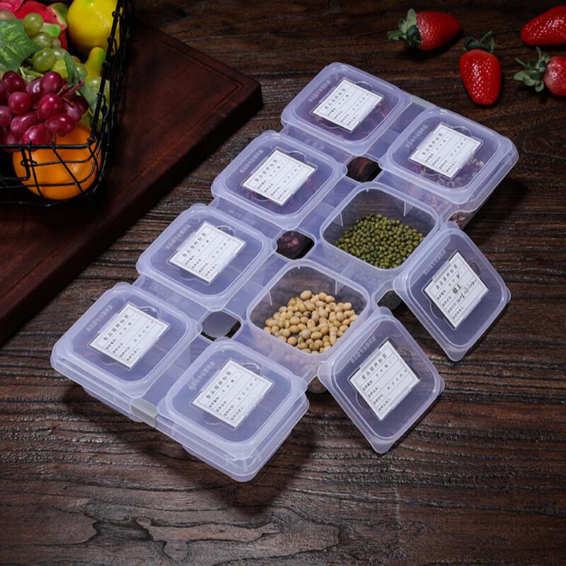 Qingwang 8-Compartment Plastic Food Sample Retention Box