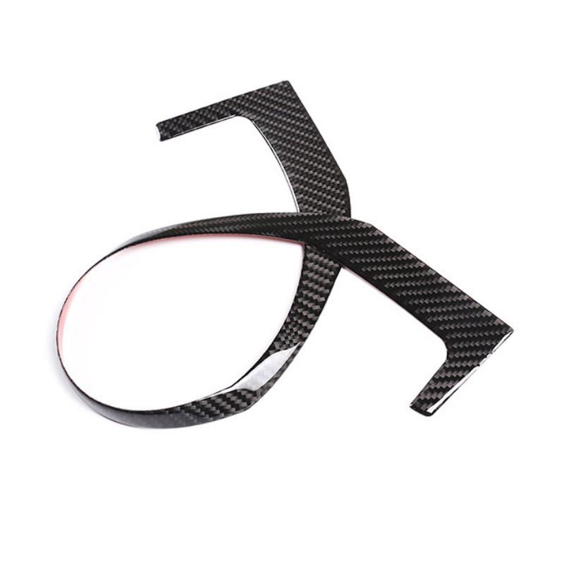 For Honda CRV 2007 2008 2009 2010 2011 Car Carbon Fiber Interior Steering Wheel Dashboard Panel Frame Cover Trim