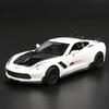 1:32 Corvette Z06 Alloy Sports Car Model Diecasts Metal Toy Vehicles Car Model Simulation Sound Light Collection Kids Toy Gift