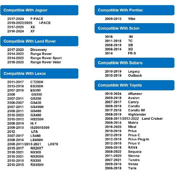 JOGOAUTO H10285 Cabin Air Filter For 2010- Subaru Outback,2010- Legacy,2010-2024 Toyota 4Runner,2007-2017 Camry,2009- Corolla,2008-