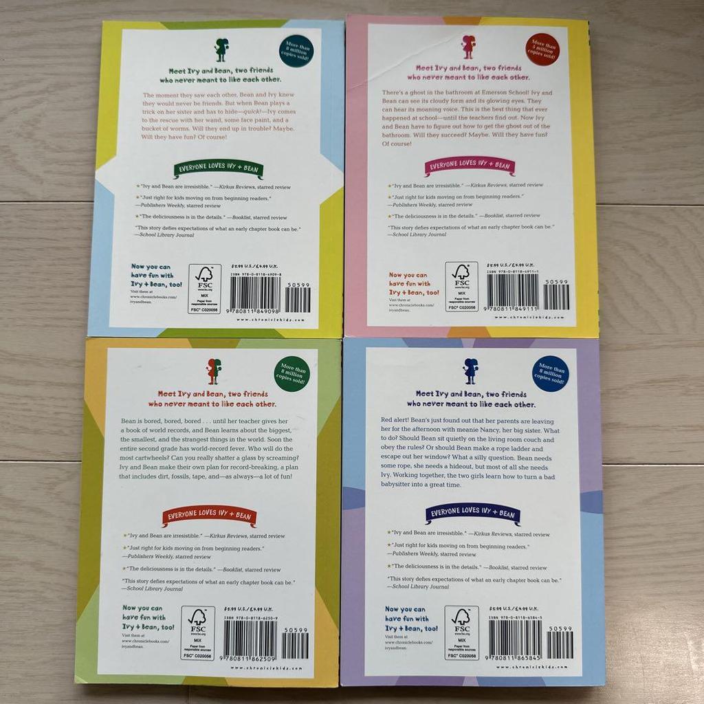 [USED] Ivy and Bean 4-book Set